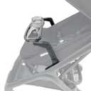 Snack Tray Compatible with Bugaboo Butterfly 1 Stroller, Transparent Tray Detachabl to Clean, Quick Install, Folds with Stroller (NOT for Butterfly 2)