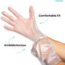 Eco Gloves Plant-Based Compostable Eco-friendly Gloves for Food Prep & Cleaning (S)