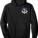 Air National Guard Military Veteran Air Force Patriotic Pullover Hoodie L