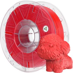 Creality Hyper PLA Filament 1.75mm, RFID 3D Printer Filament for High-Speed Printing up to 600mm/s, 0.03mm Accuracy, 1KG/Spool (2.2lbs), 3D Printing Filament for Most 3D Printers (Red)