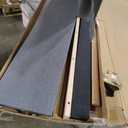 Flieks Upholstered Double Twin Size Daybed with Trundle and Drawer, Gray, 
