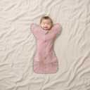 Baby Transition Swaddle 2-Pack, 100% Cotton Newborn Sleep Sack | with 2-Way Zipper, Arms Up Design (Arms In/Out), Infant Swaddle for Boys Girls (M)