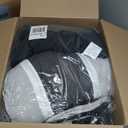 Chezmoi Collection Upland 7-Piece Quilted Patchwork Comforter Set, Black/Gray/Light Gray, California King