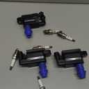 4 pc Autolite Iridium XP Spark Plugs compatible with Mitsubishi Lancer 2.0L 2.4L L4 2002-2017