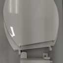 KOHLER 20111-0 Brevia, Slow Close Toilet Seat, Round Toilet Seat, Grip-Tight Bumpers Quick-Attach Hardware, White