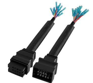 XMK 13 Pin Connector for Boss Snow Plow Wiring Harness Repair Kit Replace MSC04753 MSC04754 for Boss Snowplow Blade 13 Pin Connector