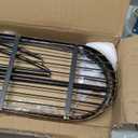 EHONXI Plant Stand Outdoor Indoor 2 Tier Metal Pland Stand, Detachable Heavy Duty Tall Plant Shelf Rack Flower Pot Holder for Patio Garden Balcony Living Room, Distressed Vintage Black