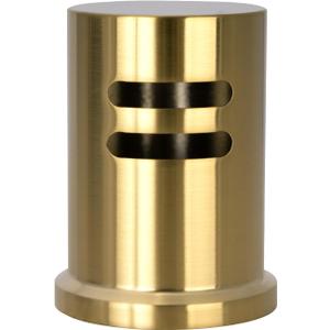 Akicon Brushed Gold Solid Brass Finish Kitchen Dishwasher Air Gap Cover Only, Air Gap Cover for Replacement, Skirted-OH79109BTG