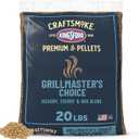 Kingsford Craftsmoke Premium Grilling Wood Pellets, Grillmasters Choice Cherry, Hickory, and Oak BBQ Pellets for Grilling, 100% Natural Hardwood, 20 pounds