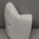 Reading Pillow for Bed, Lying, Leaning and Prone, Ergonomic Memory Foam Bed Wedge Pillow for Headboard, Chin & Back Support Pillows on Bedrest Couch Floor- Grey (Gray)