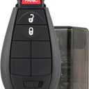 IYZ-C01C DIY Key Fob Replacement FOBIK Remote Key Kit for Dodge Grand Caravan 2009 2010 Dodge Journey Durango Chrysler Town and Country Keyless Entry Remote M3N5WY783X