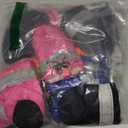 Weewooday 4 Sets 16 Pcs Waterproof Dog Shoes Rain Snow Boots Paw Protectors Breathable Dog Winter Boot Anti Slip Sock Shoe with Adjustable Drawstring for Pet(Blue, Black, Pink, Orange,No. 4, 5x4.5cm)