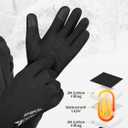 ATERCEL 3M Thinsulate Winter Gloves Men Women, Waterproof Thermal Cold Weather Gloves, Touchscreen Snow SKI Skating Gloves (Small)