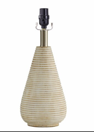 Stylecraft Poly Table Lamp, Cream