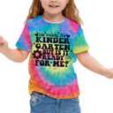 First Day of Kindergarten Shirt Toddler First Day of School Tee Boy Girls I'm Ready for Kindergarten Tops