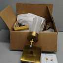 Battery Operated Wall Sconces Set of Two with Remote, Gold Rechargeable Wireless Wall Lights, Sconces Wall Decor Set of 2 Dimmable 2700K Battery Powered Sconce for Bathroom Living Room Hallway