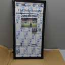 Americanflat 11x22 Newspaper Frame with Polished Plexiglass - Display for Assorted Media Articles - Signature Collection - Modern Picture Frame for Wall Display - Black