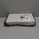 100% Blackout Shield Linen Blackout Curtains for Bedroom 84 Inches Long, Back Tab/Rod Pocket Living Room Drapes, Thermal Insulated Blackout Curtains 2 Panels Set, 50" W x 84" L, Cream