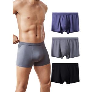 Men's Soft Trunk Underwear Comfortable Short Leg Underpanties 3 Pack (X-Large)