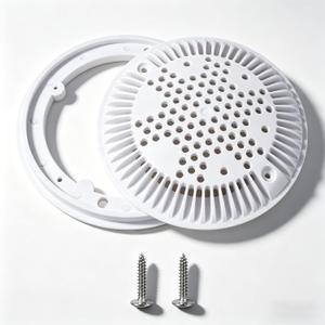 WG1048E Pool Suction Cover for Hayward Suction and Dual Suction OutletTop Cover and Frame with Screws