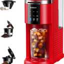 SHARDOR 3 in 1 Coffee Maker, Red 2505