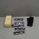 Gaoye Reading Glasses Blue Light Blocking, Readers for Women Men Anti Glare Filter Lightweight Spring Hinge Eyeglasses (5-pack Light Black with Case, 1.25)