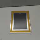 Glass Photo Frame 4x6 inch High Definition Vertical Horizontal Display Diamond Shiny Desk Table Shelf Wedding Decoration