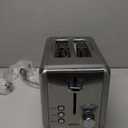 WHALL 2 Slice Toaster - Stainless Steel Toaster with Wide Slot, Bagel Function, Removable Crumb Tray