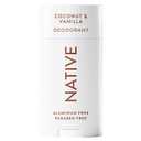 Native Plastic Free Deodorant Contains Naturally Derived Ingredients, 72 Hour Odor Control | Deodorant for Women & Men, Aluminum Free with Baking Soda, Coconut Oil and Shea Butter | Coconut & Vanilla