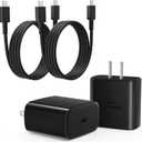 Super Fast Charger USB C,2Pack 3FT Phone USBC Cables with Type C Charger Fast Charging Blocks Compatible with Samsung Galaxy S25/S25 Ultra/S24 Ultra/S24/S23/S22/S21/iphone 17/16/15