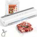 Vacuum Sealer Machine for Food, 5-in-1 Food Saver with Built-In Cutter & 20 BPA-Free Bags  Dry & Moist Modes, Compact Easy-to-Use Vacuum Sealer for Meal Prep (VS2093)