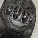 J.A.G. Leather Motorcycle Gloves for Men - Carbon Fiber Knuckle Protection, Motorbike Powersports, Dirt Bike, Touchscreen Gloves for Men and Women, Guantes para Moto.