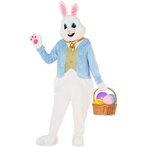 Morph Easter Bunny Costume Adult Deluxe Rabbit Mascot Outfit for Men - Perfect for Easter Costumes and Events(2xL)