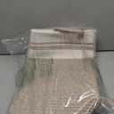 80L Large Woven Laundry Basket Hamper, 100% Natural Cotton Rope, Handwoven & Durable, Storage for Blankets, Toys, Clothes, Nursery Hamper for Living Room, Baby Room, Bedroom (Brown with White)