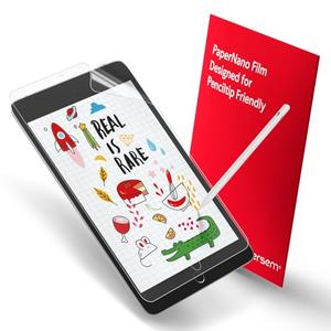 bersem 2 Pack Paperfeel Screen Protector Compatible with iPad Mini 5 (2019) & iPad Mini 4, Pencil Compatible Anti Glare With Easy Installation Kit