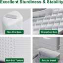 Kzeirm Toilet Stool, Poop Step Stool for Bathroom, Toilet Foot Pooping Stool for Adults, Portable Travel Squat Bench for Feet, Banco para Bao Toilet Leg Raiser