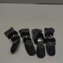 KOOLTAIL Anti Slip Dog Socks to Prevent Licking Paws for Hot/Clod Pavement,Waterproof Long Snow Dog Boots&Paw Protectors with Straps Traction Control for Hardwood Floor for Small Dogs