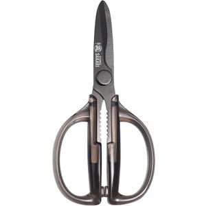 MITSUMOTO SAKARI Japanese Kitchen Scissors, Heavy Duty Detachable Stainless Steel Kitchen Shears with Titanium-Plated Blades, Clear Acrylic Handles for Meat, Fish, Nuts & Vegetables