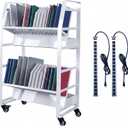 32-Device Open Charging Cart for Laptops & Chromebooks Charging Station