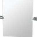 Gatco 4059SM Elevate Frameless Rectangle Mirror, Chrome, 24"H
