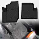 A & UTV PRO Floor Mat for Polaris General 1000/ General XP 1000 2016-2024, UTV Front Row Custom Fit Anti-Slip Floor Slush Liners, All Weather TPE Material Protection Accessories, 2PCS