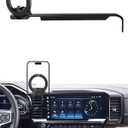 PZK Car Phone Mount for 2022-2025 Chevrolet Silverado 1500/GMC Sierra 1500 LT/RST/ZR2/LTZ/LT Trail Boss/High Country Accessories 13.4-Inch Screen Compatible with MagSafe Chevy Car Phone Holder