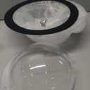 Goaste 2 Pack Dog Fence Window, 12.4 Inch Clear Pet Dome, Durable Plastic Pet Peek Windows Playground, Doggie Fence Safe Domes, Pets Supply for Dog Cat Horse, 12.4 x 4.9 Inch