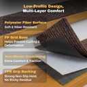 MBIGM 8" X 30" (15 in Pack) Nonslip Carpet Stair Treads Non-Skid Safety Rug Slip Resistant Indoor Runner for Kids Elders & Pets with Reusable Adhesive - Brown - Non Slip Stair Treads Indoor