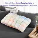 YOUR MOON Soft Pillows for Sleeping, Support Bed Pillows, Fluffy Down Alternative Pillow, Luxury Hotel Gel Pillows for Side Sleeping Queen Size (Rainbow)