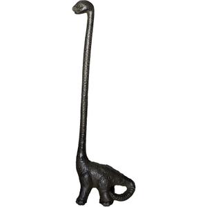 Dinosaur Cast Iron Paper Towel Holder - Sturdy and Functional - Cute Dinosaur Bathroom Decor - Dino Antique Rustic Dcor Home Stand - Toilet Paper Stand by Sheff Store