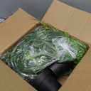 Palonu Artificial Hanging Plants for Shelf, 4 Pack Fake Potted Greenery Plant Faux Mandala Vine, String of Pearls, Ivy Vine,Persian Grass Fern in Pot for Desk Home Bathroom Farmhouse Room Table Decor