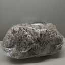 Bedfolks Calming Donut Dog Bed, 36 Inches Round Fluffy for Large Dogs, Anti-Anxiety Plush, Machine Washable (Brown, Large)