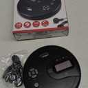 GPX PC332B Portable CD Player with Anti-Skip Protection, FM Radio and Stereo Earbuds - Black