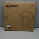 6-Pack Cardboard Trash Can Foldable, Recyclable, Plastic-Free & Reusable Small Waste Paper Basket for Kids - Garbage Bin Perfect for Bedrooms, Playrooms, Children's Room & Outdoor (1.6 Gallon)